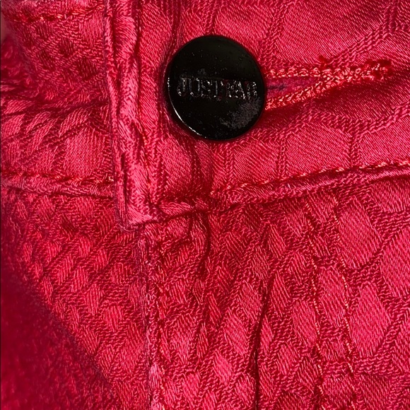 Just Fab Jeans (Hot Pink w Snakeskin Print Design) - Picture 13 of 13